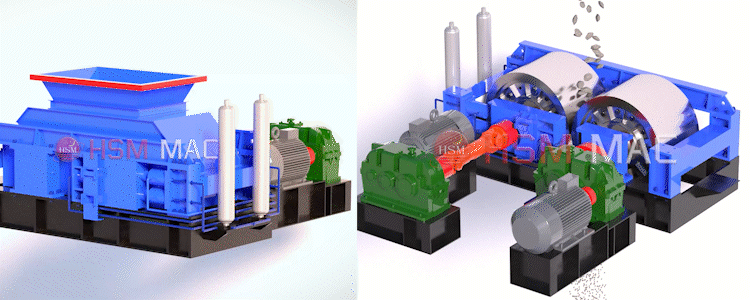 全自動液壓對輥破碎機型號