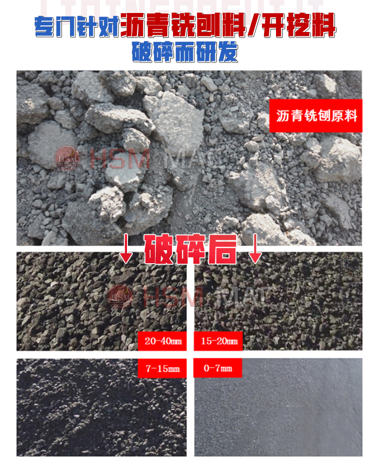 瀝青再生料破碎篩分機 